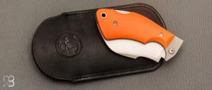 Couteau " 2.5 doigts " lock-back par Albin Deloison - G10 et lame en N690Co