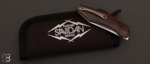 Couteau " Axyome " par Thierry Savidan - Bois de fer et RWL-34