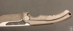  Couteau " BRB4 V1 #56 " par Jan Ole Blaurock - Blaurock Blades - Titane et RWL34