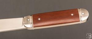 Couteau " Bouledogue " fait main par Laurent Gaillard - Micarta / 14C28N