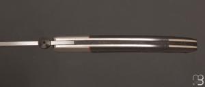 Couteau "  Darno  " custom de Philippe Ricard - Fibre de carbone / Titane et N690