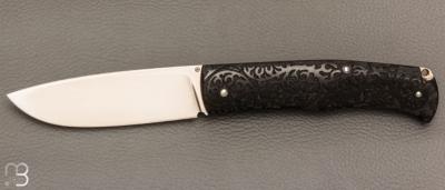     Couteau " Drop " slipjoint  custom par Raphaël Durand - G10 et RWL34