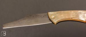 Couteau " Eustache " piémontais par Geoffroy Gautier - Corne