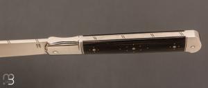 Couteau " Yssingeaux" par Romain Alvarez - RWL34 et palmier