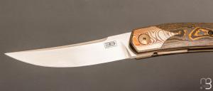  Couteau " Judge " custom par Emmanuel Lebrun - Fibres de carbone et RWL34