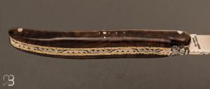 Couteau " Laguiole 12cm  " par la Forge de Laguiole - Loupe de noyer