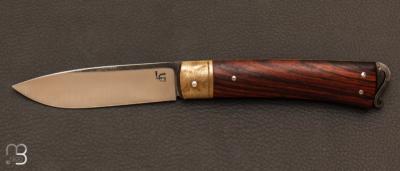 Couteau "Le Forester" cocobolo par Laurent Gaillard