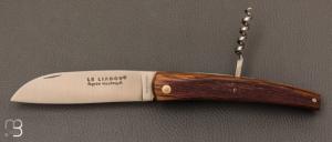   Couteau Le Liadou 2 pièces chêne de barrique 12 cm