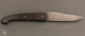 Couteau " Le Passager " de Pierre Thomas - Atelier Odae - Bronze noirci