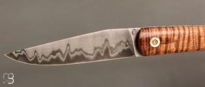   Couteau " Le Passager " de Pierre Thomas - Atelier Odae - Koa ondé et Sandinox