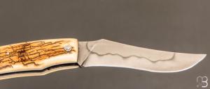   Couteau " M8 " de Silvain Dixneuf - Ivoire de mammouth et C130