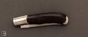 Couteau " Mini-Mix " pliant artisanal de Cyril Kalisz - Gidgee et RWL-34