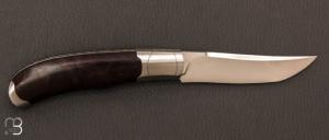 Couteau " Mini-Mix " pliant artisanal de Cyril Kalisz - Gidgee et RWL-34