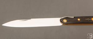 Couteau " Rouennais " par Mathieu Herrero - Corne de buffle