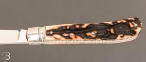   Couteau " Slimline Trapper " Stag de Craig Brewer