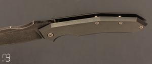    Couteau " Speartac Small " custom de GTKnives - Thomas Gony - Titane et lame en D2