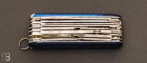 Couteau Suisse Victorinox Swisschamp Bleu Translucide