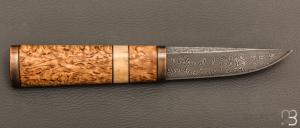   Couteau " Viking fixe " style Puukko des Forges d'Haraldr
