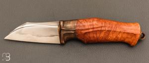  Couteau " custom  "  fixe par Roman Stoklasa - W2 et bruyère