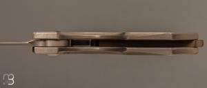   Couteau coupe-cigare  " Monster " par Thierry Savidan - Titane et RWL-34