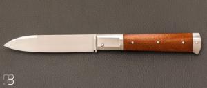   Couteau  " custom " par Vincent Lafaye - Micarta et lame en 14c28n