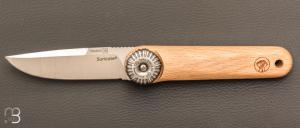   Couteau pliant Suricate hêtre et X46Cr13 - TB0020