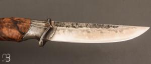   Couteau " The Hunter "  fixe par Roman Stoklasa - W2 et Noyer
