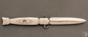    Dague flipper par Tim Bernard - Acier inoxydable et lame en RWL34