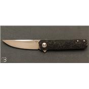  Couteau Böker Kwaiken Compact Flipper Marble Carbon - 01BO231