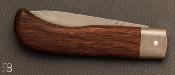 Couteau de poche Le Bugiste Vieux Chêne lame acier inoxydable 14c28N par Frédéric Maschio
