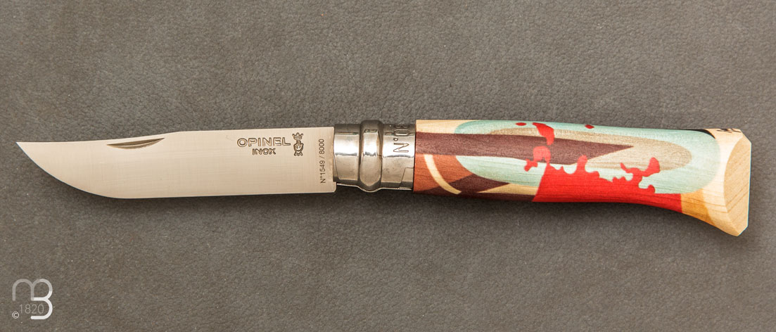 Couteau " Édition Amour par Franck Pellegrino " Opinel N°08