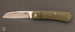 Couteau  " Apache • X-Series M4 " par Pena Knives - Od Green G10 Jigged