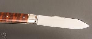 Canif Sheffield pliant fait main par Bastien Toubhans - Amourette et RWL34