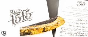  Couteau " 1515 collection Globetrotter " par Manu Laplace - Erable négundo stabilisé