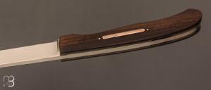 Couteau " Big Lock-back  " custom par Petr Hofman - Black Chacate wood et RWL34