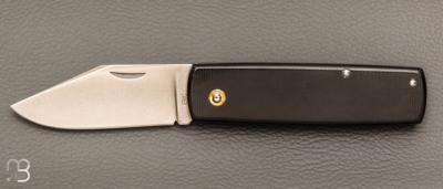  Couteau " Bouledogue " custom de poche par Eric Albert - G10 et acier C130