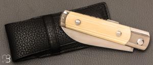  Couteau " Boxer "  lock-back par Jean-Pierre Suchéras - Mammouth et RWL-34