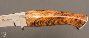  Couteau " C.I.C.C.C. " droit par Charlie Bennica - Pistachier térébinthe et RWL-34