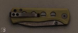  Couteau " CANARY " G10 olive green de QSP - QS150-F2
