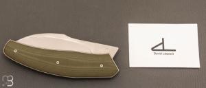   Couteau " Liner Lock XL " custom par David Lespect - G10 et RWL34