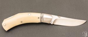   Couteau  " Fox #0 Lock Back" par Aleksandr Vetrov - Micarta / M390