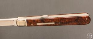 Couteau " Gros cul " par Adrien Vautrin - Bois de fer et 14c28N