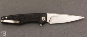 Couteau " IKE " custom par Torpen Knives - Jérôme Hovaere - G10 et lame en N690Co