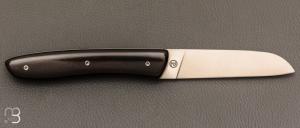 Couteau "L08" de Perceval - ébène du Mozambique