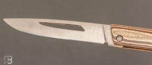   Couteau " Le 26 " par MTBlades Benjamin Thuillier - Micarta jute et lame en 14C28