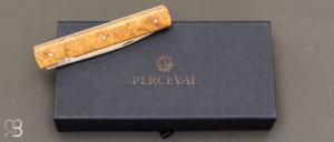    Couteau " Le Français " par Perceval - Loupe d'acacia