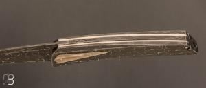   Couteau " Liner-Lock " par Alain & Joris Chomilier - Damas inoxydable Chad Nichols