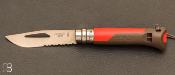 Couteau Opinel N°8 Outdoor Terre/Rouge