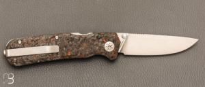    Couteau « PULSE W-Lock » pliant par MASERIN - CPM Magnacut et carbone- 630.FCA