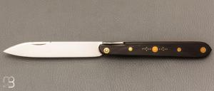 Couteau " Rouennais " par Mathieu Herrero - Corne de buffle